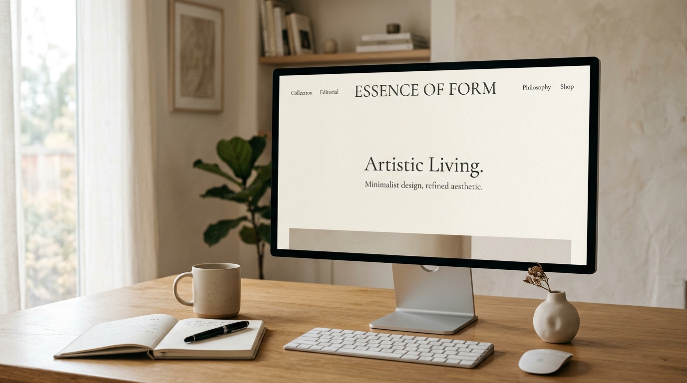 Estudio Nómada - Diseño web minimalista